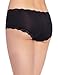 Maidenform Women's Modal Cheeky Hipster with Lace, Black, 8
