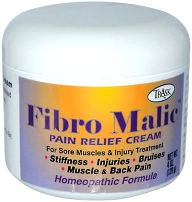 Trask Nutrition Fibromalic Pain Relief Cream, 4 Ounce