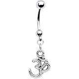 Handcrafted Spiritually Uplifting Ohm Belly Ring