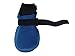 LONSUNEER Dog Shoes Soft and Lightweight with Breathability for Spring Summer and Fall Set of 4 Size X-Large Color Blue