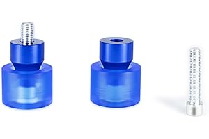 M MAINTENANSE Decorative Wheel M12 Screw Install on Engine Guard Saddlebag Guard for Harley-Davidson Touring Street Glide Road Glide Road King Electra/Ultra Models (Blue)