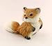 nanguawu Little Fox Standing Fengshui Learning Resources Miniature Plush Stuffed Animal Toy