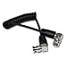 CineCoil BNC to BNC 10" Right Angle Coil Based HD-SDI Cable, 30AWG Gauge primary