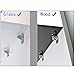 UOOOM 20 pcs Glass Shelf Right Angle Fixing Clip Bracket Base Glass Shelve Support with Suction Cup