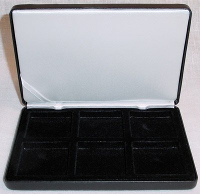 Coin Display Case by Lighthouse NobileQ6 Coin Box for Six Quadrum Holders