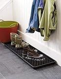 Gardener's Supply Company Large Heavy Duty, All-Weather Boot Tray with Drip Grids, Multi-Purpose for Shoes, Pets, and Garden