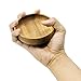 Innovatronix 4 Pieces Handmade 4 Inches Wooden Acacia Calabash Bowl - Set of 4 Wood Calabash Bowls - FREE 8 Pairs Of Wood Disposable Spoons And Forks | 4x1 Inches