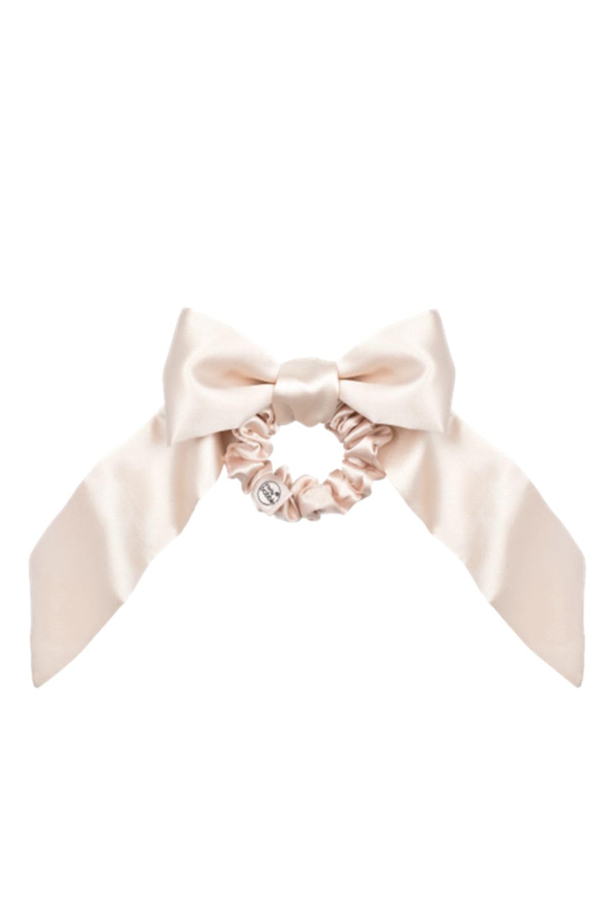 invisibobble Sprunchie Slim Ballerina Bow Pink Hair Scrunchie with Bow - Slim Spiral Hair Ring Meets Hair Scrunchie, No Kinking, Strong Hold, Stylish Bracelet, Suitable for All Hair Types