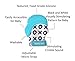Malarkey Kids Munch Mitt Teething Mitten - The ORIGINAL Mom-Invented Silicone Teether Mitten with Travel Bag – Ideal Teething Toys for Baby Shower Gift  - Aqua XO