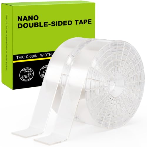 2Pack Heavy Duty Nano Double Sided Clear Adhesive