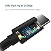 USB-C to USB-C Cable, Airecho 5Gbps USB C to USB C 3.1 Gen 1 ( 6.6ft / 2m) Nylon Braided Fast Sync Charging Cord for MacBook Pro, Chromebook Pixel, Samsung Galaxy S8 S8+ and more - Black