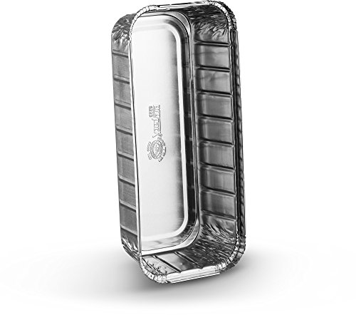 Propack Aluminum Disposable Rectangle 3 Pound Loaf Pans For Serving, Baking, Cooking, Roasting, Broiling, Cakes, 10.5'' x 5'' x 2.5'' Pack of 30 - Thumbnail 6