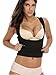 LAZAWG Womens Slimming Sweat Vest Hot Neoprene Shirt Body Shapers for Weight Loss Pure Black Small