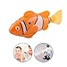 Enshey Robo Fish Toy Robotic Swimming Fish 4 pcs Battery Operated Electric Swimming Diving Floating Water Activated Clownfish Robotic Fish in Water Magical Electronic Toy Kids Children Gift