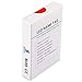 SOCW LED Name Tag,2nd Generation | Upgraded Shape with 48x12 Pixels and Longer Using Time, Reuseable Rechargeable LED Name Badge, USB Programming Digital Sign Temperature Display Available 【Red】