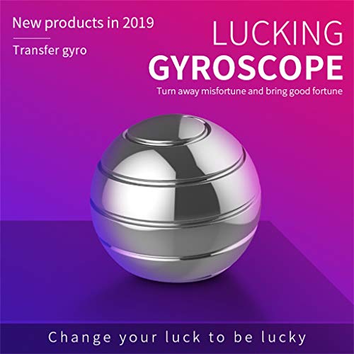 Sinwo Desk Toys Executive Toys Desktop Revolve Decompression Ball for Kids and Adults (Pink)