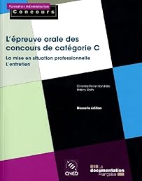 L' épreuve orale des concours de catégorie C