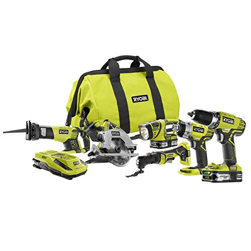 Ryobi ZRP884 18V One Plus Lithium-Ion Ultimate Combo Kit (Renewed)