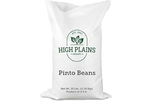 HIGH PLAINS BEANS High Plains Pinto Beans | 25 Pound Bag | Farm-Fresh Pinto Beans | Non-GMO Verified | High Protein & Fiber Source | Dry Beans | Directly Sourced from Local Farmers