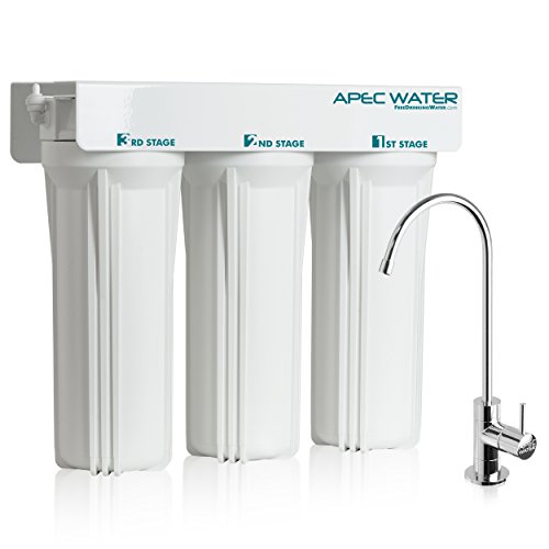 APEC WFS-1000 Super Capacity Premium Quality 3 Stage Under-Sink Water Filter System
