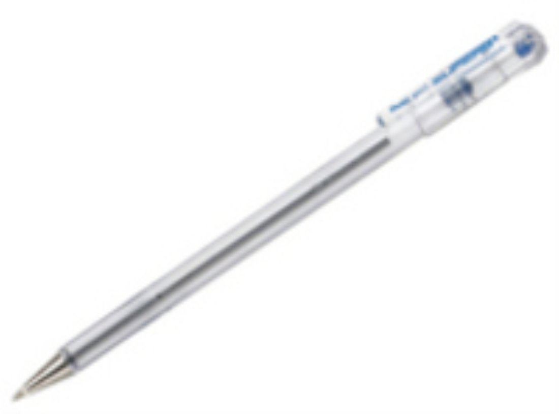 Pentel Superb Ball Pen Medium 1.0mm Tip 0.5mm Line Blue Ref BK77M-C [Pack of 12]