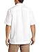 Cubavera Men's Short Sleeve Traditional Guayabera Shirt, Bright White, Medium