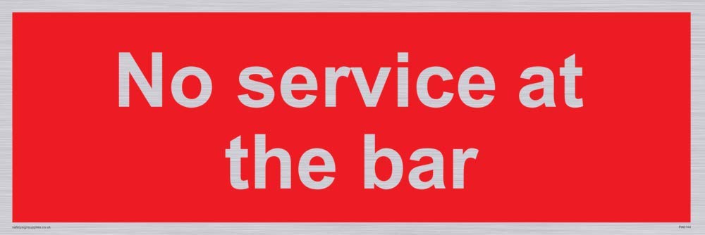 No service at the bar