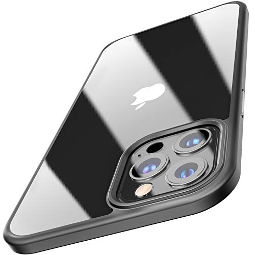 TOZO Compatible for iPhone 12 Pro Max Case 6.7 inch Hybrid PC+TPU Soft