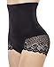 JANSION High Waisted Tummy Control Butt Lifter Panty Body Shaper Slimmer Thong Shapewear