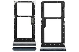 2X Single SIM Card Tray Slot Holder Replacement for Motorola Moto E 2020 XT2052 (Blue)