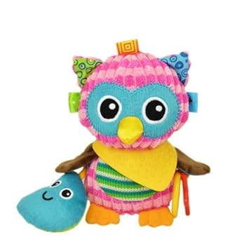 stuffed animals in crib