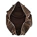 Polare Leather Duffle Weekend Travel Bag For Men With Full Grain Cowhide Leather 23.2'' Duffel Bag (Large-Brown(23.2