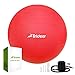 Trideer Exercise Ball (45-85cm) Extra Thick Yoga Ball Chair, Anti-Burst Heavy Duty Stability Ball Supports 2200lbs, Birthing Ball with Quick Pump (Office & Home & Gym)
