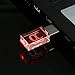 ONCHOICE 32G Crystal Flash Drive, USB 3.0 LED Memory Stick 3D Logo Transparent Waterproof Thumb Drive for Wedding Birthday