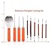 Pumpkin Carving tools for kids,10 Pcs Durable Stainless Steel DIY Carving sets for boys girls, Children Wood Carving Tools Kit for Easily Sculpting.