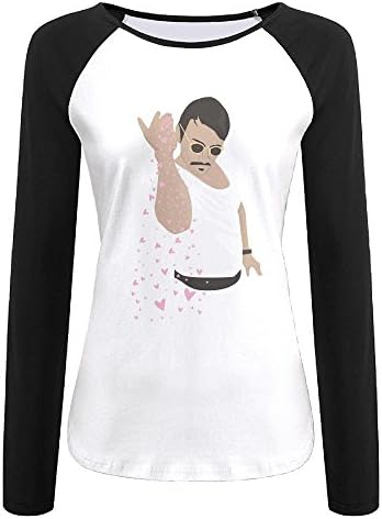 Salt Bae Hot SELLER Women's Sport Round Neck Raglan Sleeves Long Sleeve Autumn Wear T-Shirt