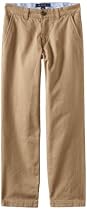 Tommy Hilfiger Big Boys' Academy Chino Pant, Golden Khaki, 12