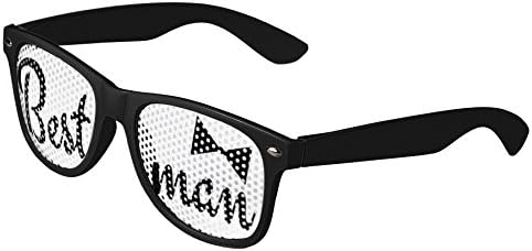LogoLenses Wedding Best Man Classic Sunglasses Black