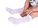 EPEIUS Unisex-Baby Seamless Classic Nylon Knee Highs Toddler Boys/Girls Uniform Stockings Dress Knee Socks for 12-24 Months,White