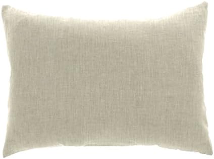 Luxury Small Lumbar Washed Soft Organic 100 Pure Linen Flax Rectangle Pillow Accent Toss Sham Cover Reversible Oblong Decorative Brown Cases Tan Beige Rectangular Throw Pillows Protector Covers 12x16