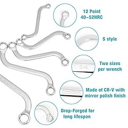DURATECH S-Style Box Wrench