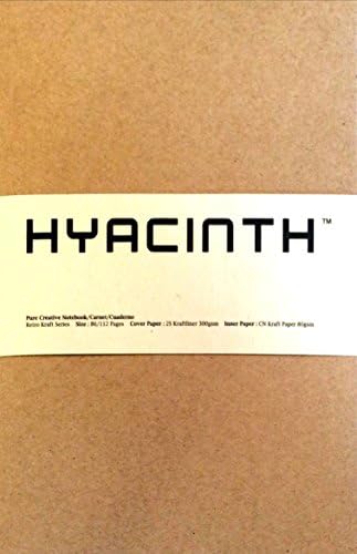 HYACINTH Retro Kraft Series Notebook, B6, 80g, 5" W x7" H, 112 Page