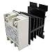 TWTADE SSR-40 DD 40A DC 3-32V to DC 5-60V SSR Solid State Relay + Heat Sink