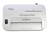AmazonBasics 8-Sheet High-Security Micro-Cut Paper, CD, and Credit Card Shredder with Pullout Basket