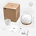 500mL Diffusers for Essential Oils, TaoTronics Diffuser with Remote Control Up to 20 ft, Wood Grain Base, Cool Mist Humidifier for Kids, Dual Mist Mode, 14 Colors Lighting & Waterless Shut-Off