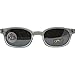 The Original X-KD's Biker Shades By PCSUN 20% Larger Clear Frames Silver Mirror Lenses