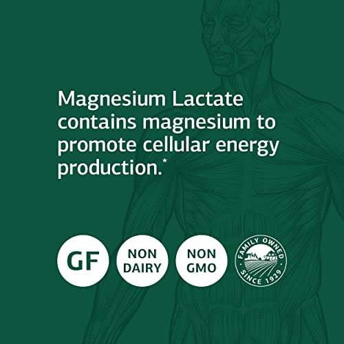 Standard Process Magnesium Lactate Whole Food Energy, Bone, and