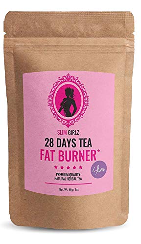 Slim Girlz 28 Days Fat Burner Tea | for Women | 3oz Loose Leaf | Slim Tea for Weight Loss | Detox Tea | Diet & Fat Loss Tea | Cleanse Tea | Natural Dietary Supplement | for More Successful Diet Slim Girlz 28 Days Fat Burner Tea | for Women | 3oz Loose Leaf | Slim Tea for Weight Loss | Detox Tea | Diet & Fat Loss Tea | Cleanse Tea | Natural Dietary Supplement | for More Successful Diet