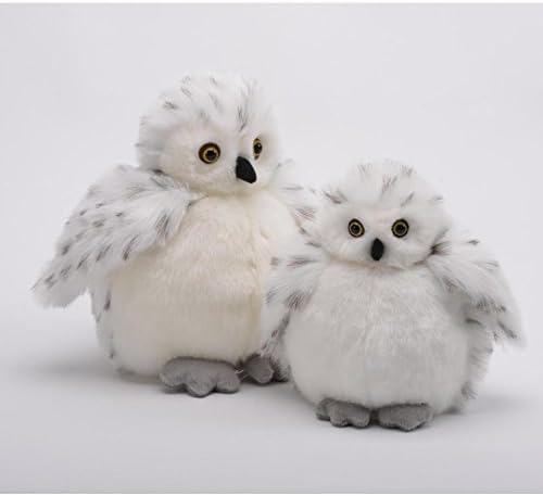 Unipak White Snow Owl Baby Plumpee Plush Toy 7 H