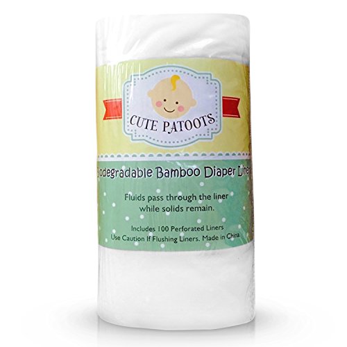 Cute Patoots Biodegradable Flushable Liners-